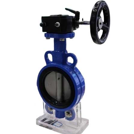 شیر پروانه‌ای گیربکسی (Gear Operated Butterfly Valve)